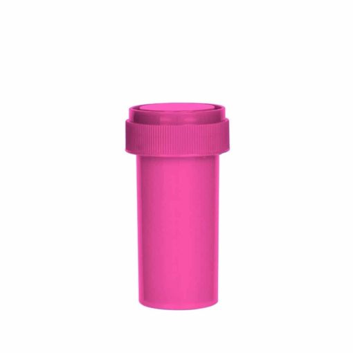 Opaque Pink Reversible Cap Vials 13 Dram