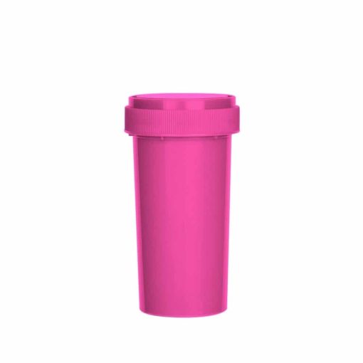 Opaque Pink Reversible Cap Vials 40 Dram