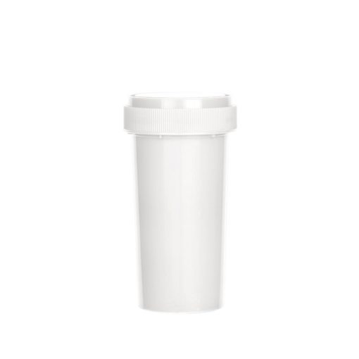 Opaque White Reversible Cap Vials 40 Dram