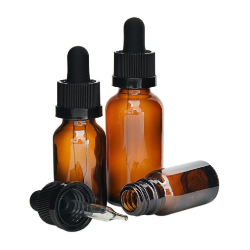 Glass Amber CR Dropper Bottles 15ml