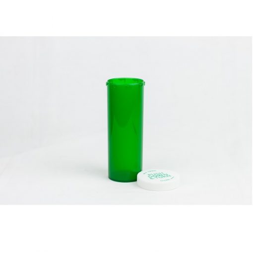 Green Push & Turn Child Resistant Vials 60 dram