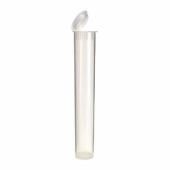 Child-Resistant Clear Pre-Roll Tubes 90 mm