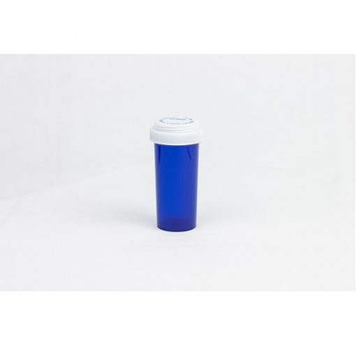 40 Dram Blue Thumb Tab Vials w/ Reversible Caps