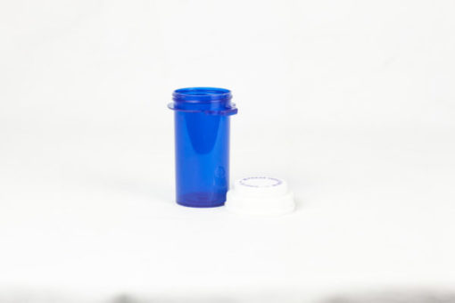 16 Dram Blue Thumb Tab Vials