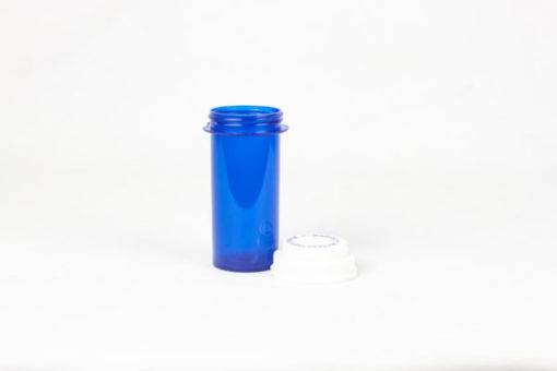 20 Dram Blue Thumb Tab Vials