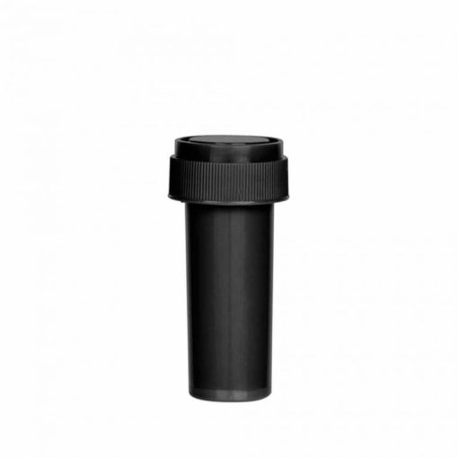 Opaque Black Reversible Cap Vials 8 Dram