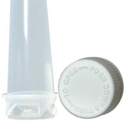 98mm Clear Child Resistant Conical Tube