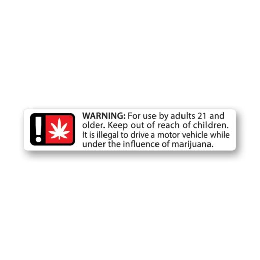 Oregon Compliant Generic Warning Labels