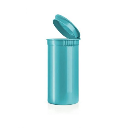 13 Dram Opaque Aqua Pop Top Containers