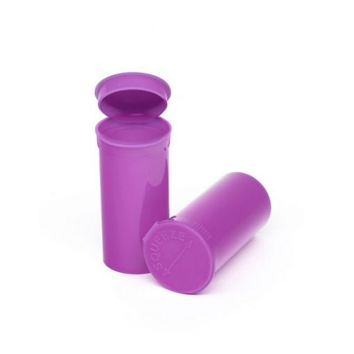 13 Dram Opaque Grape Pop Top Containers