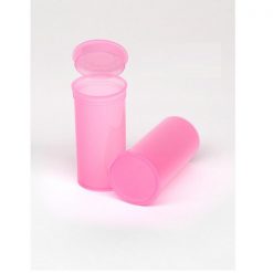 13 Dram Translucent Pink Pop Top Containers