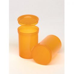 30 Dram Translucent Amber Pop Top Containers
