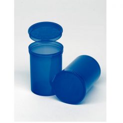 30 Dram Translucent Blue Pop Top Containers