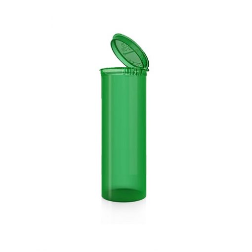 60 Dram Translucent Green Pop Top Containers
