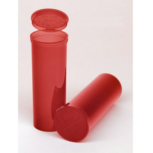 Translucent Red Pop Top Containers