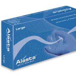 Blue Alasta Nitrile Exam Gloves