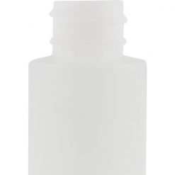 1 oz. Natural HDPE Plastic Cylinder Bottle, 20mm 20-410