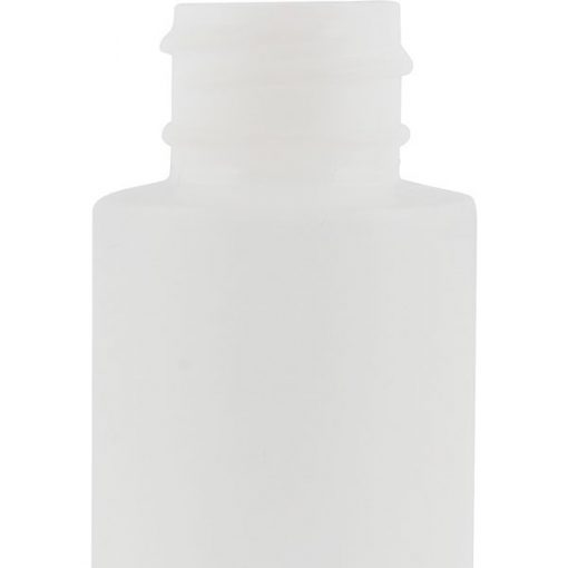 1 oz. Natural HDPE Plastic Cylinder Bottle, 20mm 20-410