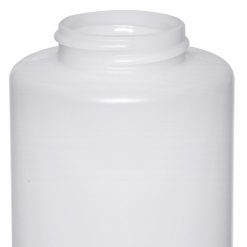 12 oz. Natural HDPE Plastic Cylinder Bottle, 38mm 38-400