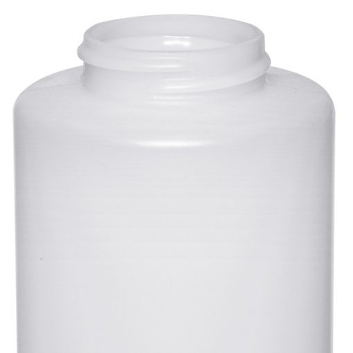 12 oz. Natural HDPE Plastic Cylinder Bottle, 38mm 38-400