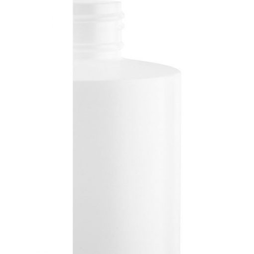 12 oz. White HDPE Plastic Cylinder Bottle, 24mm 24-410