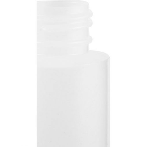 2 oz. Natural HDPE Plastic Cylinder Bottle, 24mm 24-410