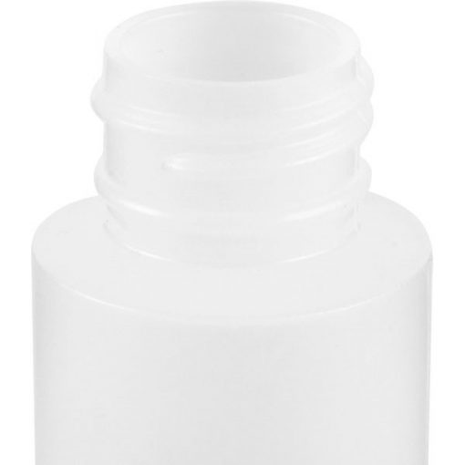 2 oz. Natural HDPE Plastic Cylinder Bottle, 24mm 24-410