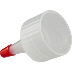 28mm 28-410 Natural Spout Cap with Red Sealer Tip
