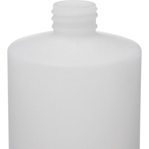 32 oz. Fluorinated Natural HDPE Plastic Cylinder Bottle