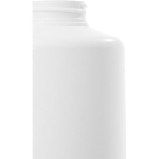 32 oz. White HDPE Plastic Cylinder Bottle, 38mm 38-400