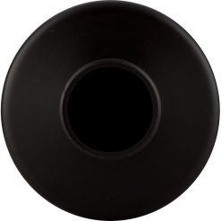32 oz. Black HDPE Plastic Cylinder Bottle, 38mm 38-400
