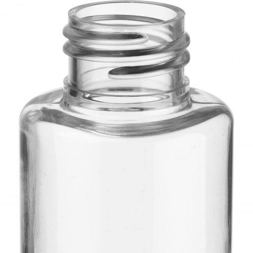 4 oz. Clear PET Plastic Cylinder Bottle, 24mm 24-410