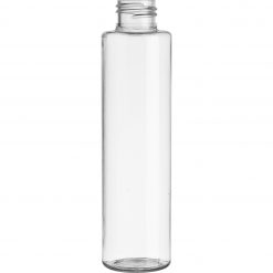 4 oz. Clear PET Plastic Cylinder Bottle, 24mm 24-410