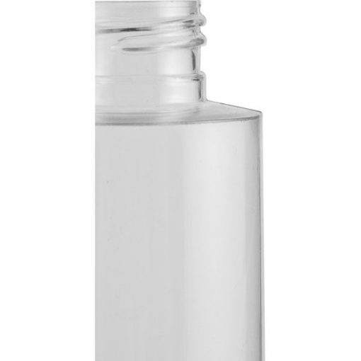 4 oz. Clear PVC Plastic Cylinder Bottle, 24mm 24-410