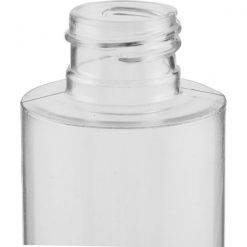 4 oz. Clear PVC Plastic Cylinder Bottle, 24mm 24-410