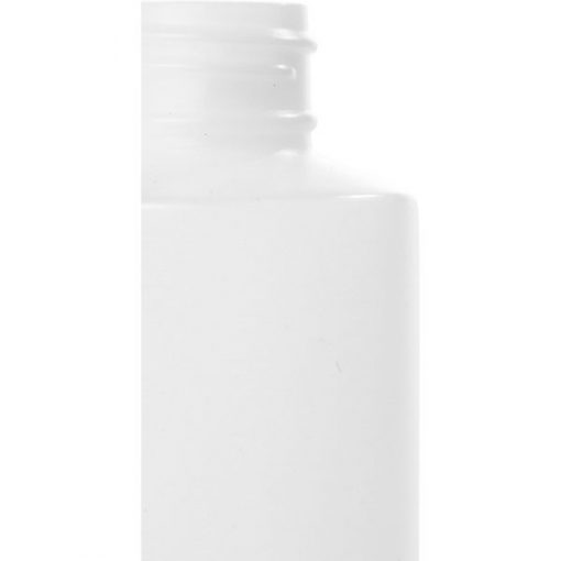 6 oz. Natural HDPE Plastic Cylinder Bottle, 24mm 24-410