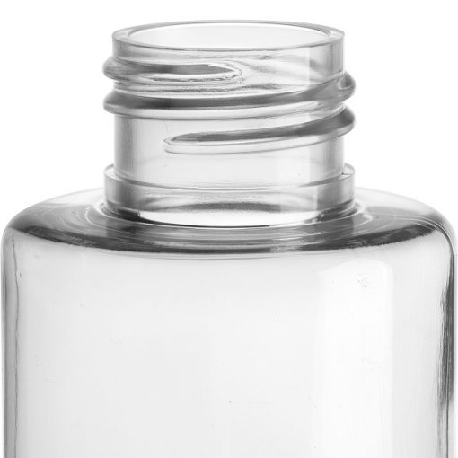 6.3 oz. Clear PET Plastic Slim Cylinder Bottle, 24mm 24-410