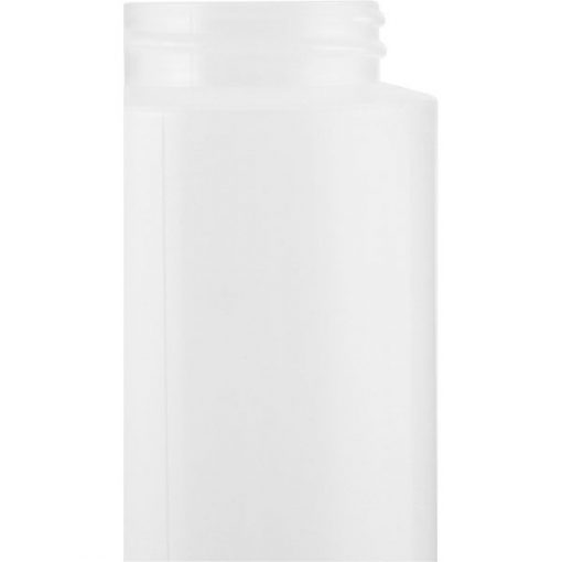 8 oz. Natural LDPE Plastic Cylinder Bottle, 38mm 38-405