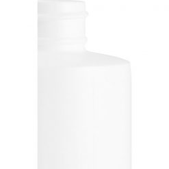 8 oz. White HDPE Plastic Cylinder Bottle, 24mm 24-410