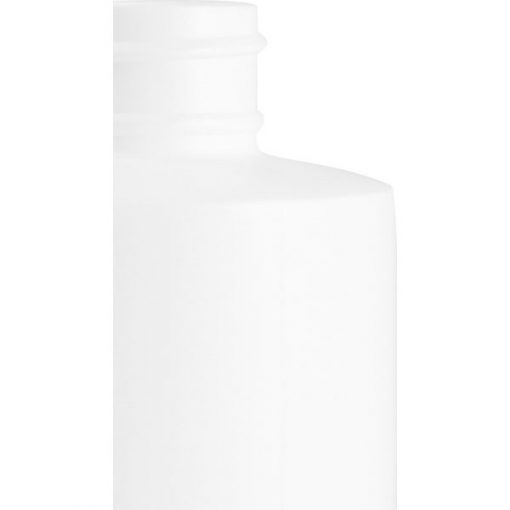 8 oz. White HDPE Plastic Cylinder Bottle, 24mm 24-410