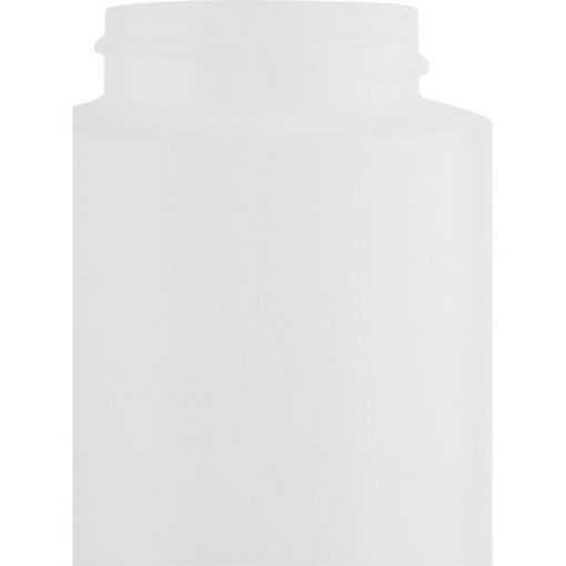 8 oz. Natural HDPE Plastic Cylinder Bottle, 38mm 38-400