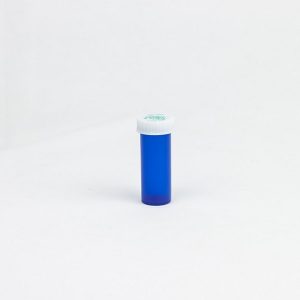 Blue Push & Turn Child Resistant Vials 6 dram