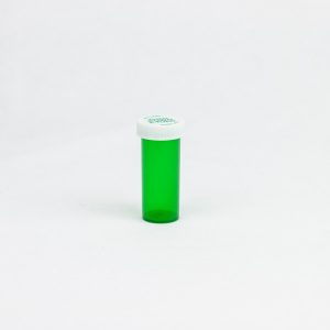 Green Push & Turn Child Resistant Vials 8 dram