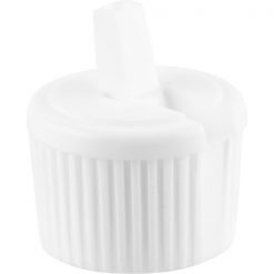 24mm 24-410 White Spouted Turret Cap