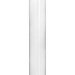 40 ml Plastic Tubes, Clear Plastic Round Tube w/ Silver Metal Screw Threaded Lined Cap
