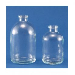 Clear Glass Serum Bottles, 10 ml x 20 mm