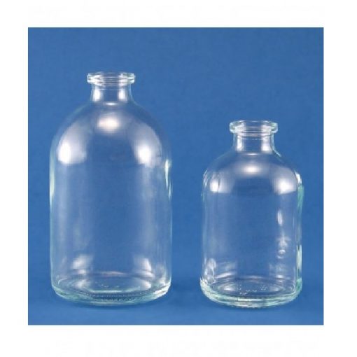 Clear Glass Serum Bottles, 10 ml x 20 mm