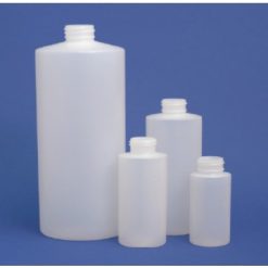 16 oz - 500 ml Natural Plastic Cylinder Rounds