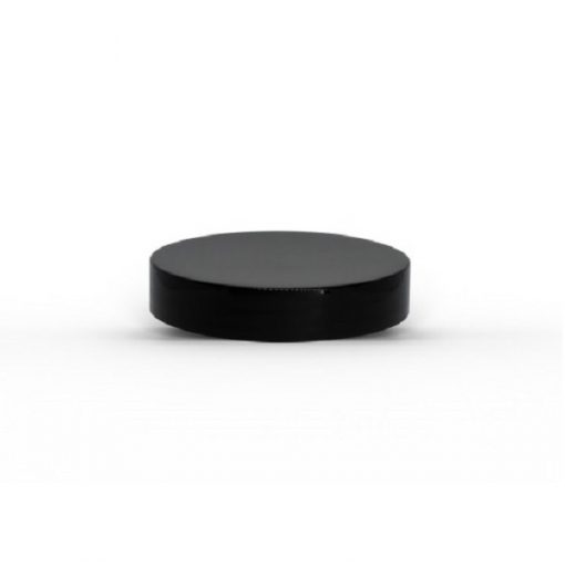 Black 53-400 PP Smooth Skirt Lid with Foam Liner