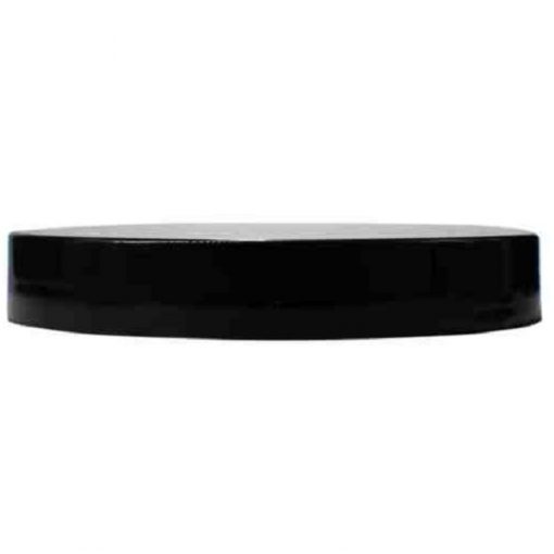 Black 89-400 PP Smooth Skirt Lid with Foam Liner